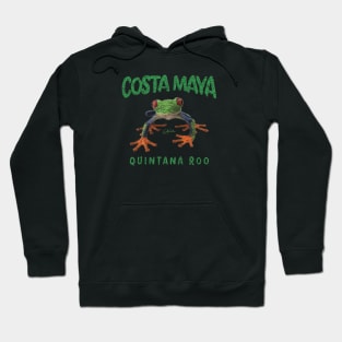 Costa Maya, Quintana Roo, Mexico Red-eyed Tree Frog Hoodie